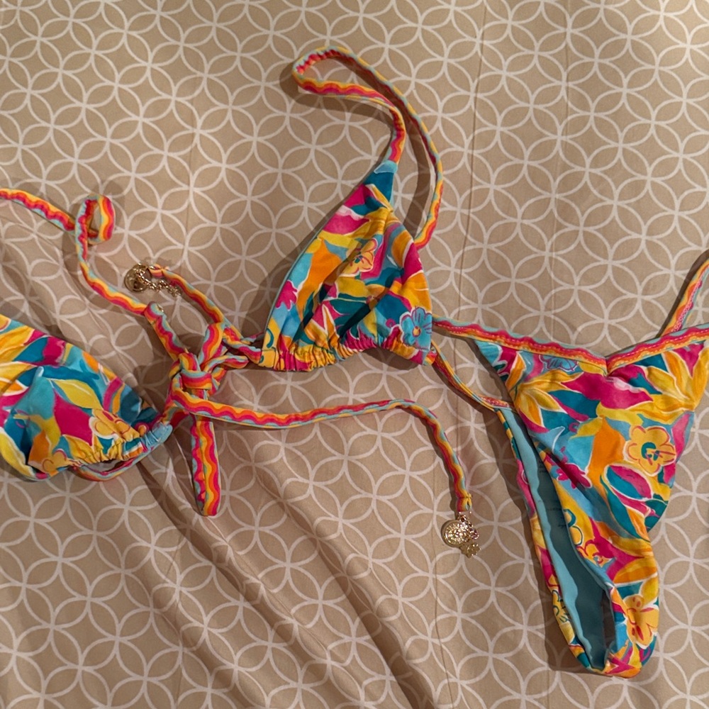 Colorful Floral Bikini Set